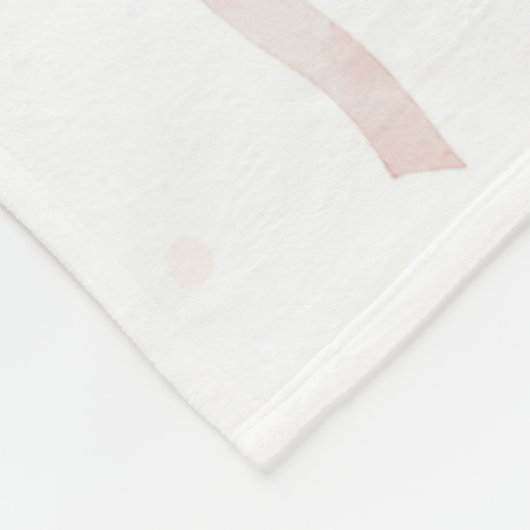 Couverture Polaire Chaussures en Ballet Rose Anniversaire (Coin)