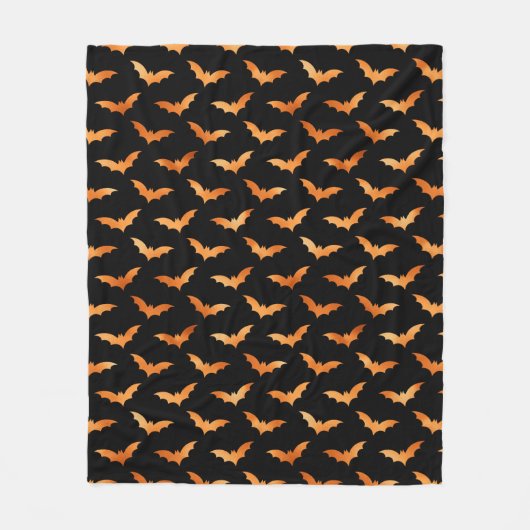 Couverture Polaire Chauve-souris Éffrayante Halloween (Devant)