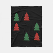 Couverture Polaire Checkered Christmas Tree Graphic Crewneck Swea Fun (Devant)