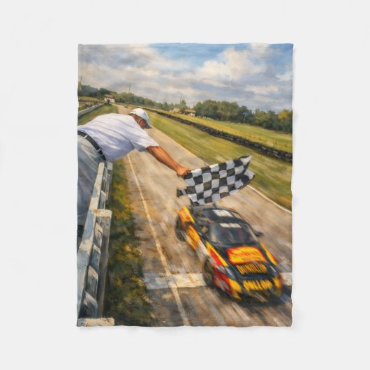 Couverture Polaire Checkered Flag Blanket (Devant)
