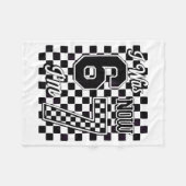 Couverture Polaire Checkered I Was 6 Now I'm 7 Birthday Seven Years O (Devant (Horizontal))