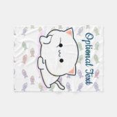 Couverture Polaire Cheeky Kawaii Style Kitten (Devant (Horizontal))