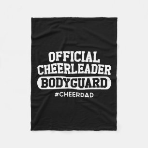 Couverture Polaire Cheer Papa Officiel Pom-pom girl Garde du corps Fu