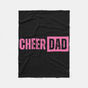 Couverture Polaire Cheer Papa Rose Pom-Pom