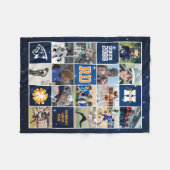 Couverture Polaire Cheer Team Senior Night Custom Photo Starry Night (Devant (Horizontal))