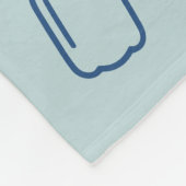 Couverture Polaire Cheerleading Doodle Cheer Team Senior Night (Coin)