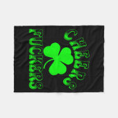 Couverture Polaire Cheers Forers Irish St Patricks Day Shamrock Tee  (Devant (Horizontal))