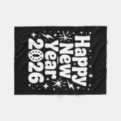 Couverture Polaire Cheers To 2026 Happy New Year Party (Devant (Horizontal))