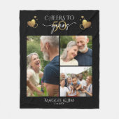 Couverture Polaire Cheers to 50 Years Multi-Photo Fleece Blanket (Devant)
