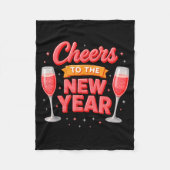 Couverture Polaire Cheers To The New Year 2026 Champagne New Years Ev (Devant)