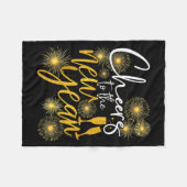 Couverture Polaire Cheers To The New Year 2026 Firework Happy New Yea (Devant (Horizontal))