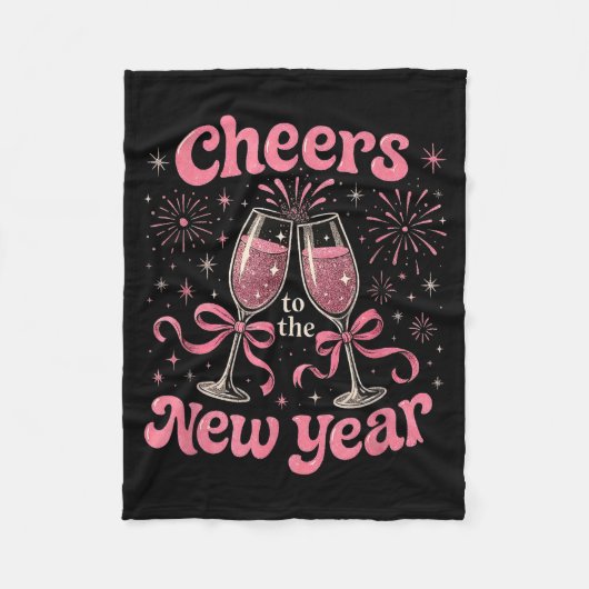 Couverture Polaire Cheers To The New Year 2026 Nk Celebration Gift  (Devant)