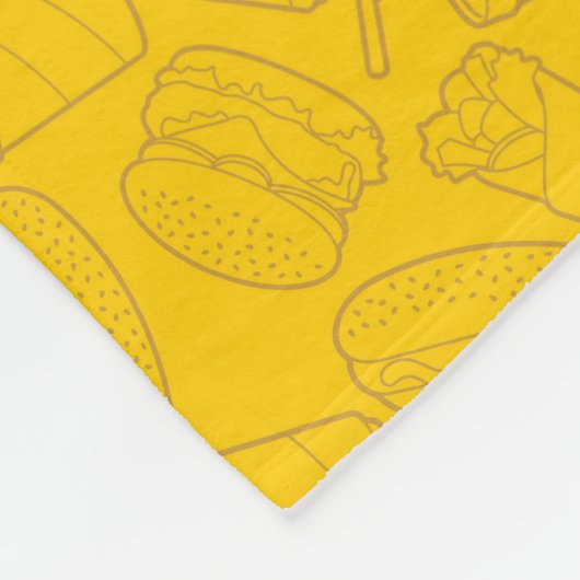 Couverture Polaire Cheeseburger (Coin)