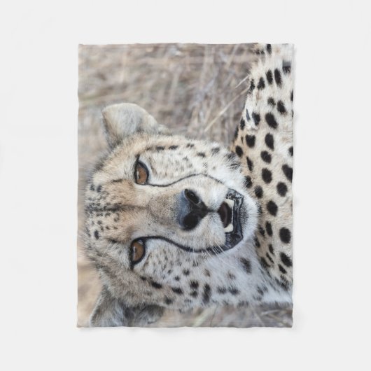 Couverture Polaire Cheetah Portrait (Devant)