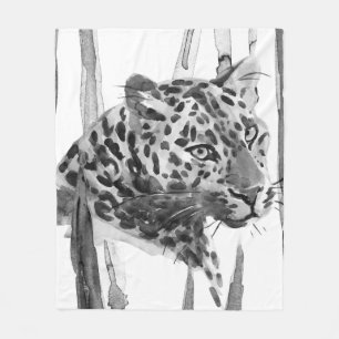 Couverture Polaire Cheetah Portrait
