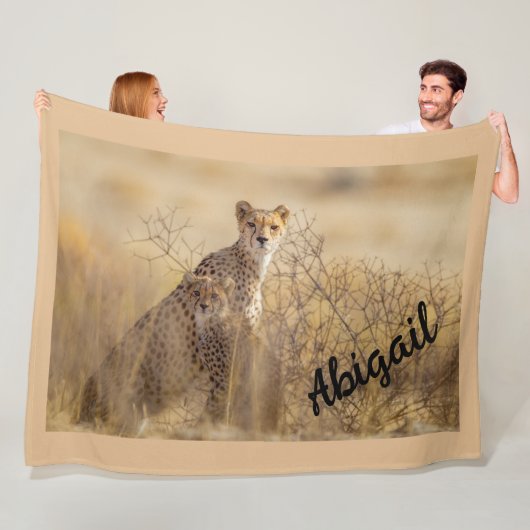 Couverture Polaire Cheetahs (En situation)