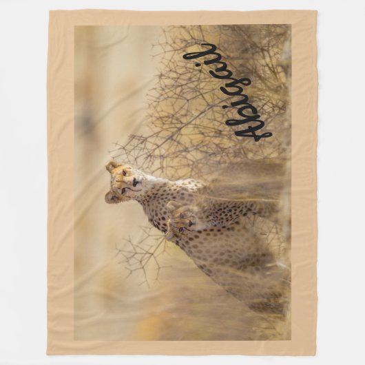 Couverture Polaire Cheetahs (Devant)