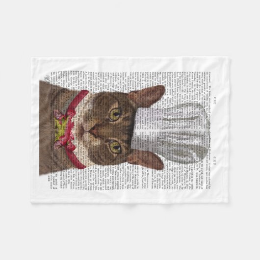 Couverture Polaire Chef de chats (Devant (Horizontal))
