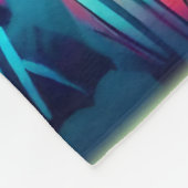 Couverture Polaire Chemin du coucher du soleil à travers la forêt d'a (Coin)