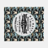 Couverture Polaire Chemin Maker Miracle Worker|Mustache Christian (Devant (Horizontal))