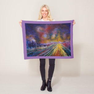 Couverture Polaire Chemin pourpre