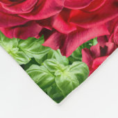 Couverture Polaire Chemin Rouge Roses Fleur Garland (Coin)
