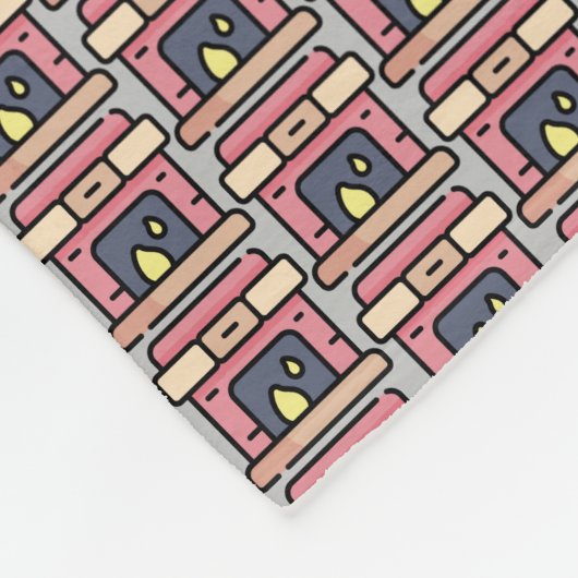 Couverture Polaire cheminée (Coin)