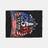 Couverture Polaire Chemise 250 Ans Usa Patriotique 4 Juillet Ameri (Devant (Horizontal))