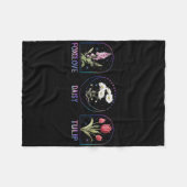 Couverture Polaire Chemise Anti Trump Fleur Subtile Digitale Foxglove (Devant (Horizontal))