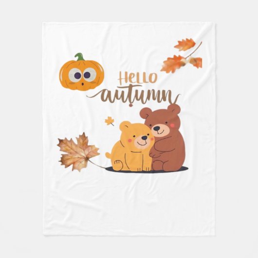 Couverture Polaire Chemise Automne, Chemise Thanksgiving, Pumpki Auto (Devant)