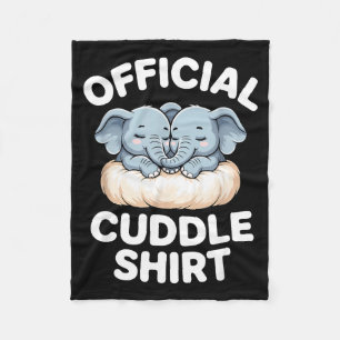 Couverture Polaire Chemise Câlin Éléphant de Bébé Mignon Câlin