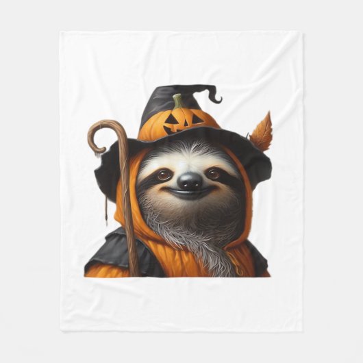 Couverture Polaire Chemise classique Sloth Halloween (Devant)