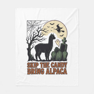 Couverture Polaire Chemise d'alpaga Halloween Mignon Fantôme Vintage