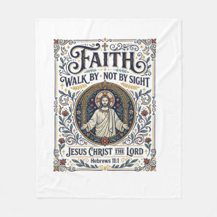 Couverture Polaire Chemise d'art d'écriture de journal de Bible de Jé
