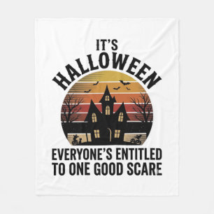 Couverture Polaire Chemise de bonne frayeur de maison hantée Hallowee