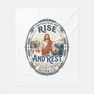 Couverture Polaire Chemise de communauté de pain au levain Jésus basé