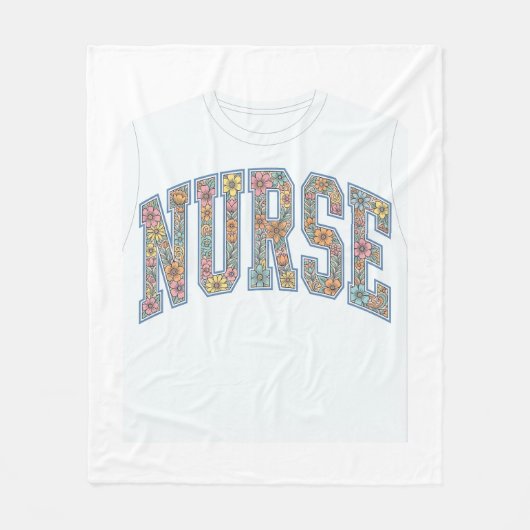 Couverture Polaire Chemise de conception de lettrage universitaire fl (Devant)