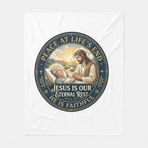 Couverture Polaire Chemise de confort Jésus Hospice en fin de vie Chr