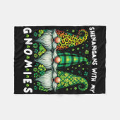 Couverture Polaire Chemise de la Saint-Patrick Femmes - Shenanigans a (Devant (Horizontal))