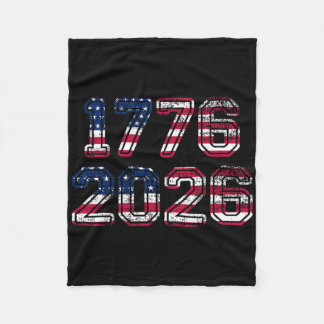 Couverture Polaire Chemise de l'aigle du drapeau américain 250e anniv