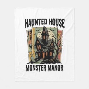 Couverture Polaire Chemise de maison hantée Conception vintage de man