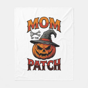 Couverture Polaire Chemise de maman Halloween Citrouille Os Art Vinta