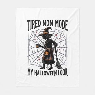 Couverture Polaire Chemise de maman Halloween Costume fatigué Graphiq