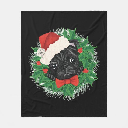Couverture Polaire Chemise de Noël (Devant)