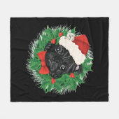 Couverture Polaire Chemise de Noël (Devant (Horizontal))