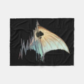 Couverture Polaire Chemise de poisson tambour rouge queue de poisson (Devant (Horizontal))