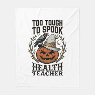 Couverture Polaire Chemise de professeur de santé Halloween Pu gravé