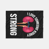 Couverture Polaire Chemise de sensibilisation aux maladies du rein (Devant (Horizontal))