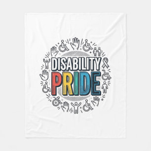 Couverture Polaire Chemise de sensibilisation inclusive vintage de fi