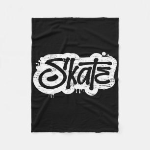 Couverture Polaire Chemise de skater planche à roulettes graffitis en
